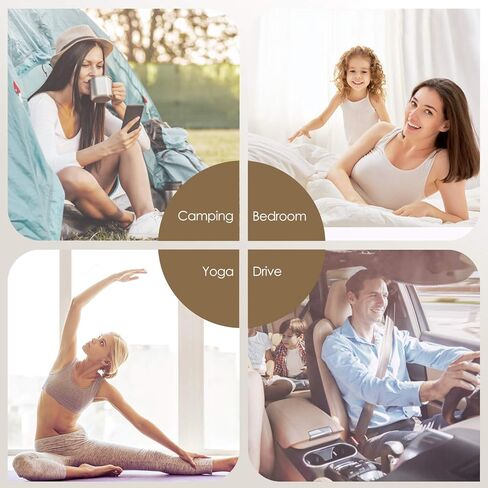 موزع روائح عطرية صغير لاسلكي، ناشر معدني لاسلكي للزيوت العطرية، ناشر روائح محمول للعلاج بالبطارية يعمل بالبطارية وشحن USB، ناشر للسيارة وغرفة النوم والحمام in Kuwait