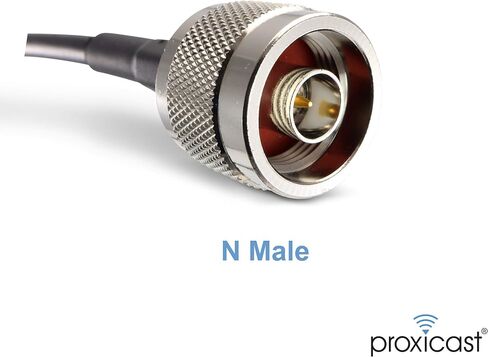 Proxicast 6 أقدام فائقة المرونة SMA ذكر - N ذكر كابل توصيل محوري منخفض الخسارة لأجهزة 5G/4G/LTE/Ham/ADS-B/GPS/RF وأجهزة الراديو والهوائيات (ليس للتلفزيون أو WiFi) - 50 أوم (ANT-141-020) -06) in Kuwait