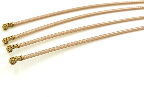 حزمة من 4 RF U.FL(IPEX/IPX) Mini PCI إلى RP-SMA أنثى ضفيرة هوائي واي فاي محوري RG-178 كابل منخفض الخسارة (2.5 بوصة (6.5 سم)) in Kuwait