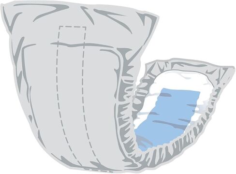FitRight ActivEdge Male Incontinence Guards, Maximum Absorbency, 5.9 x 12.6 Inches, Bag of 52 in Saudi Arabia