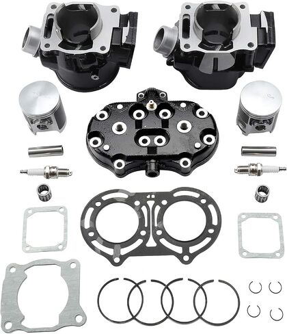 64mm Bore 347CC Engines Cylinder Head Piston Gasket Top End Kit Fit for Yamaha Banshee 350 1987 1988 – 1999 2000 2001 2002 2003 2004 2005 2006 in Saudi Arabia
