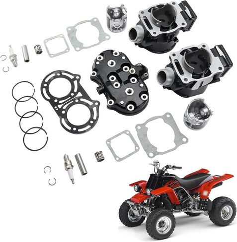 64mm Bore 347CC Engines Cylinder Head Piston Gasket Top End Kit Fit for Yamaha Banshee 350 1987 1988 – 1999 2000 2001 2002 2003 2004 2005 2006 in Saudi Arabia
