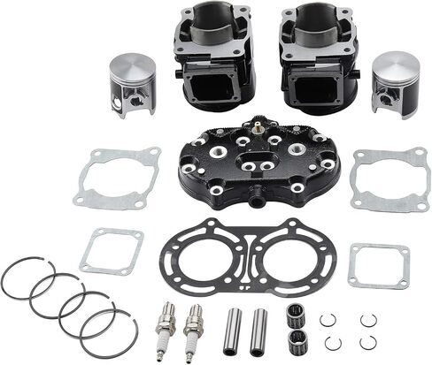 64mm Bore 347CC Engines Cylinder Head Piston Gasket Top End Kit Fit for Yamaha Banshee 350 1987 1988 – 1999 2000 2001 2002 2003 2004 2005 2006 in Saudi Arabia