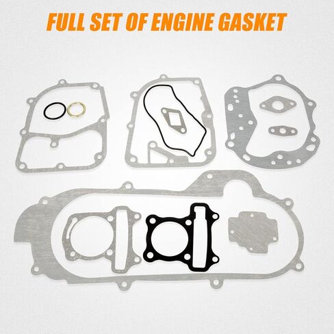 Wztepeng 69mm Valve GY6 Cylinder Rebuild Kit 100cc مجموعة التجويف الكبيرة مع سباق CDI / ملف الإشعال / قابس الإشعال / القابض الزنبركي / 50 مم مجموعة ترقية التجويف المتوافقة مع محرك سكوتر الدراجة 49CC 50CC 139QMB in Kuwait