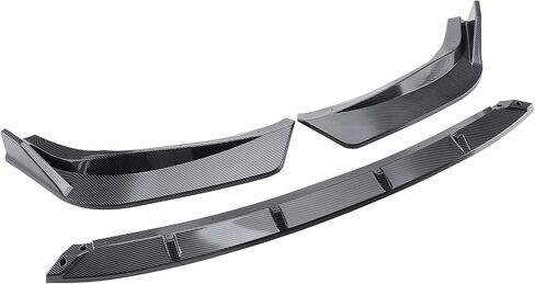 MotorFansClub 3pcs Front Bumper Lip Fit for Lexus IS250 IS350 200T F-Sport Style 2014 2015 2016 Trim Protection Front Chin Splitter Spoiler, Carbon Fiber Style in Saudi Arabia