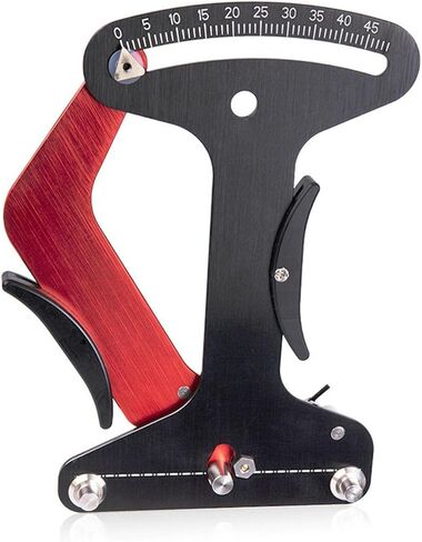 Bicycle Spoke Tension Meter Measuring Tool Blicycle Spokes Tension Meter Bike Spoke Tension Meter Measurement Tool Gauge for Truing Wheels(Black) in Saudi Arabia