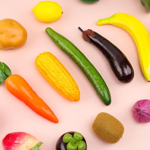 11 PCS Fake Vegetable Artificial Plastic Fruit Lifelike Model Display Faux Centerpieces Realistic Props Decoration Home Festival Christmas in Kuwait