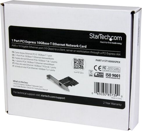 StarTech.com 1 Port Low Profile PCI 10/100 Mbps Ethernet Network Adapter Card (ST100SLP) in Saudi Arabia