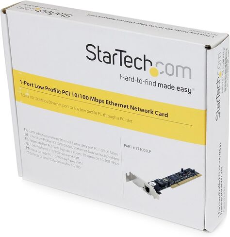 StarTech.com 1 Port Low Profile PCI 10/100 Mbps Ethernet Network Adapter Card (ST100SLP) in Saudi Arabia