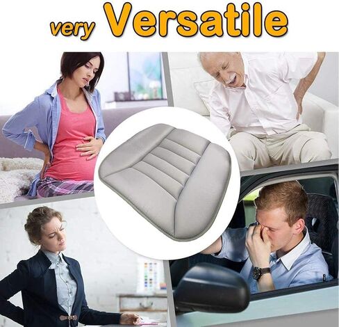 Big Ant Car Seat Cushion Pad Memory Foam Seat Cushion,Pain Relief Cushion Comfort Seat Protector for Car Office Home Use,Black 1PC in Kuwait