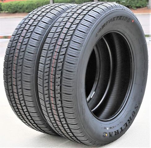 Suretrac Comfortride All-Season Passenger Car Touring Radial Tire-215/60R17 215/60/17 215/60-17 96H Load Range SL 4-Ply BSW Black Side Wall in Kuwait