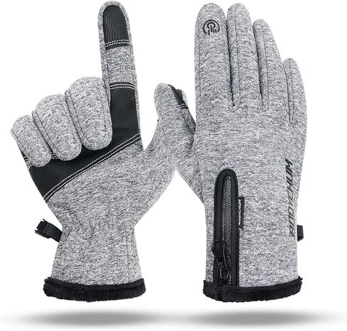 قفازات شتوية للرجال والنساء، قفازات تزلج مقاومة للماء مع شاشة لمس بأطراف الأصابع للأنشطة الخارجية أثناء التزلج على الجليد وركوب الدراجات in Kuwait