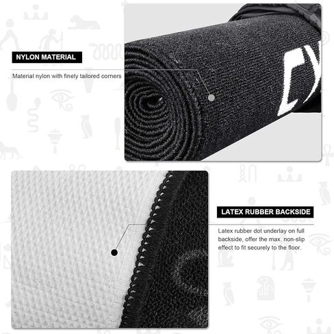CyeeLife Dart Board Mat with Carrying Bag&Throw line for Steel and Soft Tip Darts Games with Start Lines in Saudi Arabia