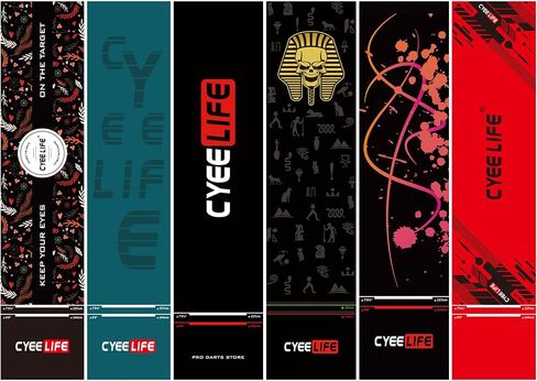 CyeeLife Dart Board Mat with Carrying Bag&Throw line for Steel and Soft Tip Darts Games with Start Lines in Saudi Arabia
