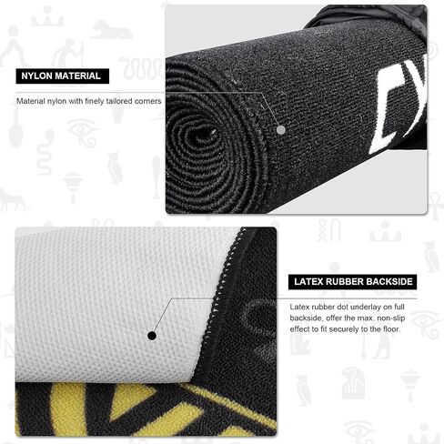 CyeeLife Dart Board Mat with Carrying Bag&Throw line for Steel and Soft Tip Darts Games with Start Lines in Saudi Arabia