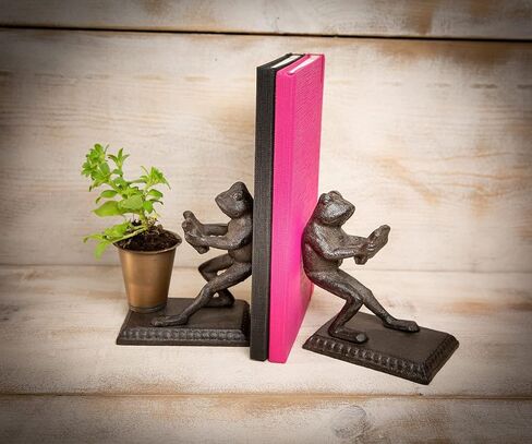 Vintage Style Cast Iron Bookends (Frog) in Saudi Arabia