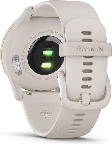 Garmin vívomove® Trend, Stylish Hybrid Smartwatch, 40mm, Black | Classic Analog Style and Essential Smart Features, Smartphone Notifications, Hidden Touchscreen Display in Kuwait