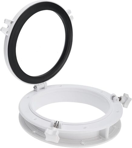 NovelBee قارب يخت فتحة مستديرة Portlight Porthole، 10in Hatch Porthole بديل نافذة منفذ فتحة لمركب بحري يخت RV in Kuwait