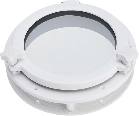 NovelBee قارب يخت فتحة مستديرة Portlight Porthole، 10in Hatch Porthole بديل نافذة منفذ فتحة لمركب بحري يخت RV in Kuwait