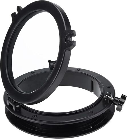 NovelBee قارب يخت فتحة مستديرة Portlight Porthole، 10in Hatch Porthole بديل نافذة منفذ فتحة لمركب بحري يخت RV in Saudi Arabia