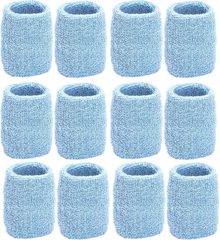 Unique Sports Wristbands / Sweatbands Pack of 12 (6 pair) in Saudi Arabia