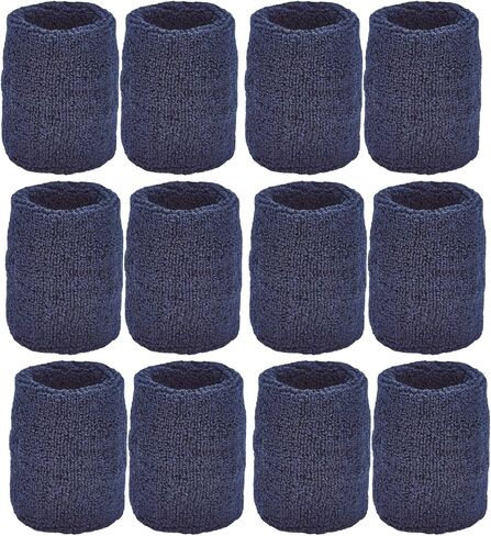Unique Sports Wristbands / Sweatbands Pack of 12 (6 pair) in Saudi Arabia