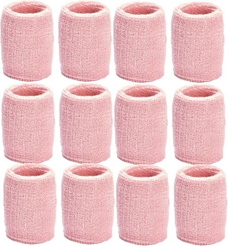 Unique Sports Wristbands / Sweatbands Pack of 12 (6 pair) in Saudi Arabia