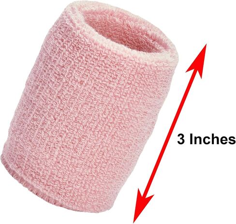 Unique Sports Wristbands / Sweatbands Pack of 12 (6 pair) in Saudi Arabia