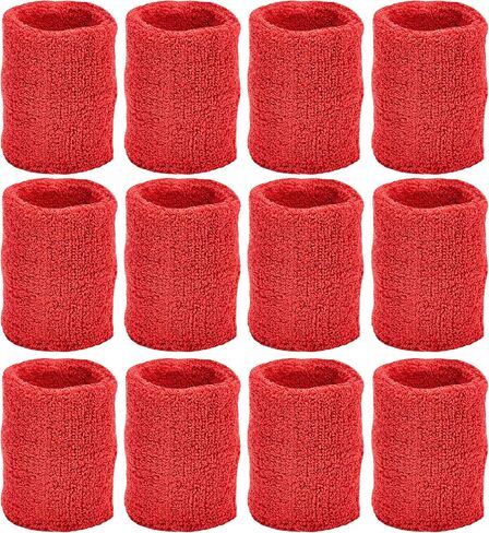 Unique Sports Wristbands / Sweatbands Pack of 12 (6 pair) in Saudi Arabia