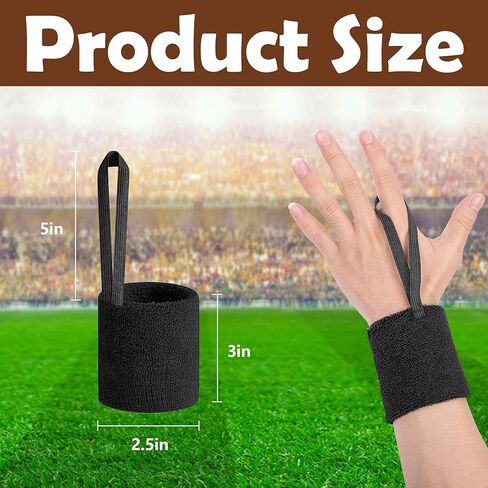 4 قطع من مؤشرات كرة القدم للأسفل - سوار معصم كبير الحجم لكرة القدم - أساور معصم لمؤشر كرة القدم للأسفل لرياضة المباريات in Kuwait