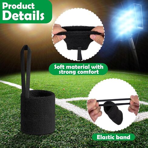 4 قطع من مؤشرات كرة القدم للأسفل - سوار معصم كبير الحجم لكرة القدم - أساور معصم لمؤشر كرة القدم للأسفل لرياضة المباريات in Kuwait