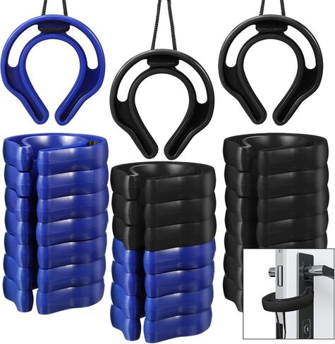 24 Pcs First Responder Door Stop Jam with Ropes Law Enforcement Gear Tactical Door Jammer Wedge for Police Firefighter Emergency Medical Services Home Use Keep Doors from Closing (Black) in Saudi Arabia