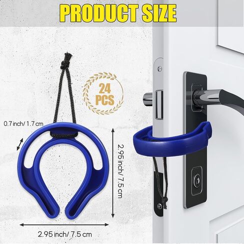 24 Pcs First Responder Door Stop Jam with Ropes Law Enforcement Gear Tactical Door Jammer Wedge for Police Firefighter Emergency Medical Services Home Use Keep Doors from Closing (Black) in Saudi Arabia