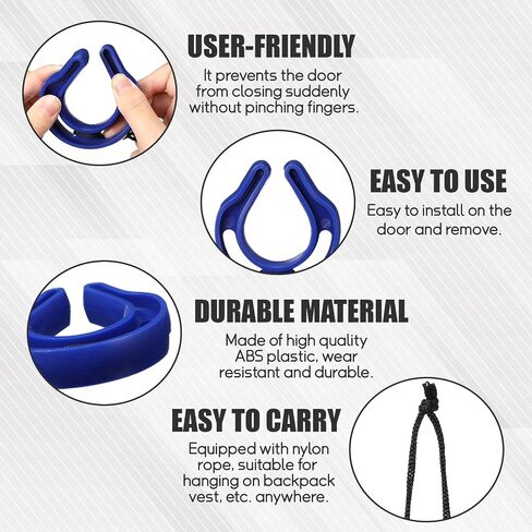 24 Pcs First Responder Door Stop Jam with Ropes Law Enforcement Gear Tactical Door Jammer Wedge for Police Firefighter Emergency Medical Services Home Use Keep Doors from Closing (Black) in Saudi Arabia