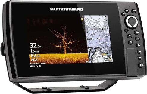 Humminbird 411340-1CHO Helix 8 Chirp MEGA DI GPS G4N CHO (رأس التحكم فقط) صياد السمك in Saudi Arabia