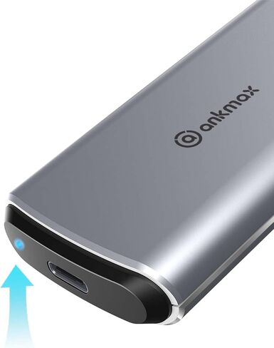 حاوية USBC بسرعة 40 جيجابت في الثانية لـ NVMe M.2 SSD، وواجهة UC4M2 USB من النوع C بسرعة 40 جيجابت في الثانية متوافقة مع Thunderbolt 4/3 USB4.0/3.1/3.0، حاوية محرك أقراص صلبة خارجي من الألومنيوم خالية من الأدوات (دعم 8 تيرابايت) in Kuwait