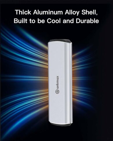 حاوية USBC بسرعة 40 جيجابت في الثانية لـ NVMe M.2 SSD، وواجهة UC4M2 USB من النوع C بسرعة 40 جيجابت في الثانية متوافقة مع Thunderbolt 4/3 USB4.0/3.1/3.0، حاوية محرك أقراص صلبة خارجي من الألومنيوم خالية من الأدوات (دعم 8 تيرابايت) in Kuwait