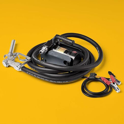 AmazonCommercial مجموعة مضخة نقل وقود الديزل 10GPM الكهربائية ذاتية التحضير DC 12V Set in Kuwait