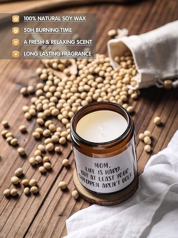 Mothers Day Gifts for Mom from Daughter Son, Mother's Day Gifts Candle, Christmas Gift Mom Candle, Birthday Gifts for Mom from Daughter Son,Candle Gifts for Women in Kuwait