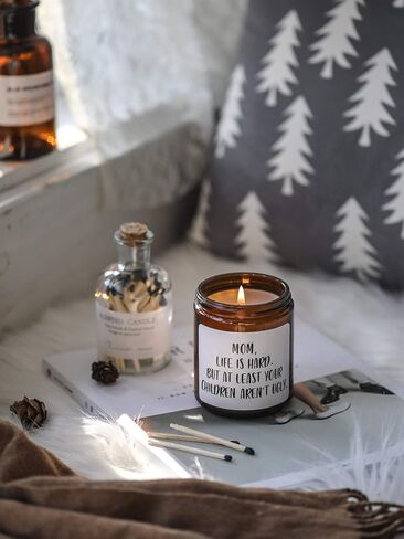 Mothers Day Gifts for Mom from Daughter Son, Mother's Day Gifts Candle, Christmas Gift Mom Candle, Birthday Gifts for Mom from Daughter Son,Candle Gifts for Women in Kuwait