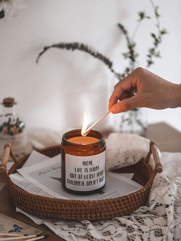 Mothers Day Gifts for Mom from Daughter Son, Mother's Day Gifts Candle, Christmas Gift Mom Candle, Birthday Gifts for Mom from Daughter Son,Candle Gifts for Women in Kuwait