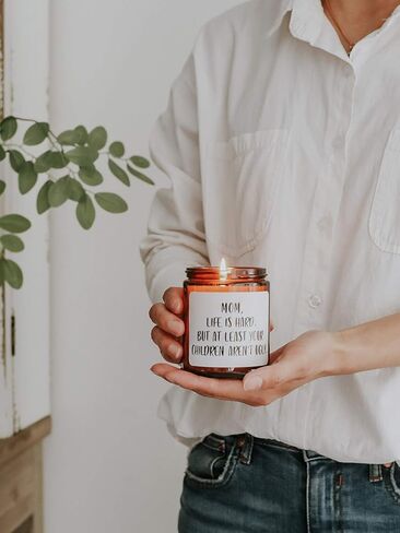 Mothers Day Gifts for Mom from Daughter Son, Mother's Day Gifts Candle, Christmas Gift Mom Candle, Birthday Gifts for Mom from Daughter Son,Candle Gifts for Women in Kuwait