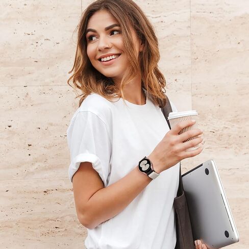 DaQin 4 قطع من أحزمة حلقة منفردة من النايلون قابلة للتمدد متوافقة مع Samsung Galaxy Watch 6 5 4 Band، Galaxy Watch 5 Pro/Watch 6 4 Classic Band/Active 2، سوار رياضي ناعم قابل للتعديل 20 مم لأساور ساعة Samsung in Saudi Arabia