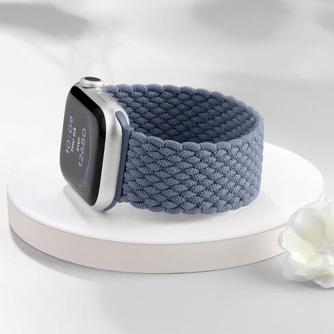 Zedoli Braided Solo Loop Bands for Apple Watch Band 38mm 40mm 41mm 42mm 44mm 45mm 46mm 49mm Women Men, Stretchy Nylon Sport Elastic Wristband Strap for iWatch Series 11 10 9 8 7 6 5 4 3 2 1 SE Ultra in Kuwait