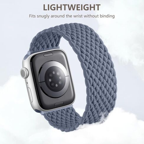 Zedoli Braided Solo Loop Bands for Apple Watch Band 38mm 40mm 41mm 42mm 44mm 45mm 46mm 49mm Women Men, Stretchy Nylon Sport Elastic Wristband Strap for iWatch Series 11 10 9 8 7 6 5 4 3 2 1 SE Ultra in Kuwait
