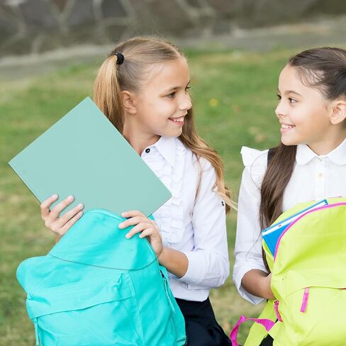 EOOUT 28 حزمة مجلدات ملفات بلاستيكية، مجلدات شديدة التحمل مع جيوب، 4 مجلدات جيوب مع 3 شوكات، للمكتب والمدرسة، حجم الحروف، 7 ألوان قديمة in Saudi Arabia