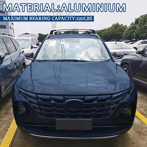 Cross Bars Roof Rack Fit for 2022 2023 Hyundai Tucson SE SEL N Line Limited NX4 Roof Rack Accessories Cross Bars Luggage Carrier Lockabler for Canoe Kayak Bike Ski Skate in Saudi Arabia