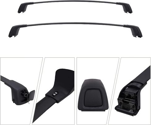Cross Bars Roof Rack Fit for 2022 2023 Hyundai Tucson SE SEL N Line Limited NX4 Roof Rack Accessories Cross Bars Luggage Carrier Lockabler for Canoe Kayak Bike Ski Skate in Saudi Arabia