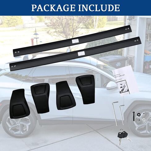 Cross Bars Roof Rack Fit for 2022 2023 Hyundai Tucson SE SEL N Line Limited NX4 Roof Rack Accessories Cross Bars Luggage Carrier Lockabler for Canoe Kayak Bike Ski Skate in Saudi Arabia