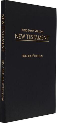 KJV BRG New Testament Imitation Leather - Black in Saudi Arabia